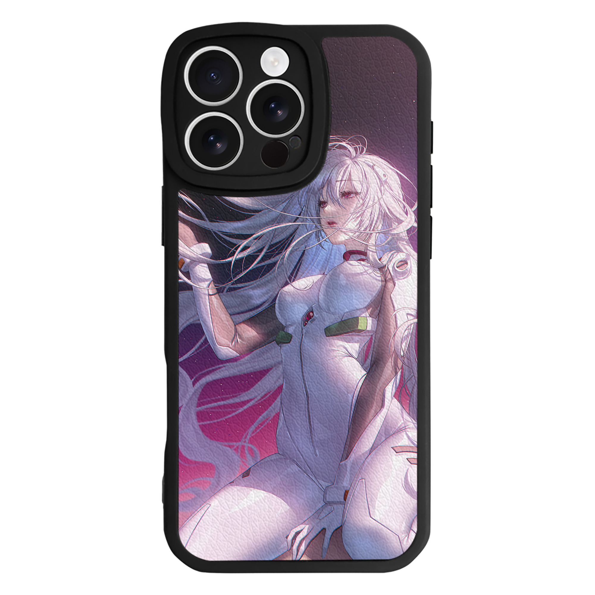 （画像用） EVA 新世紀エヴァンゲリオン 【iPhone 16シリーズ対応】シリコンスマホケース（レザー調） 材質：シリコン